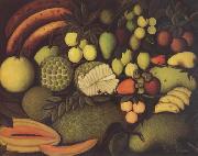 Henri Rousseau Still Life with Exotic Fruits painting